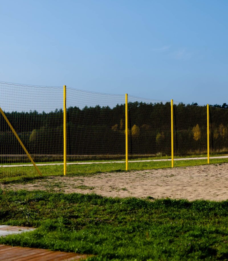 Piłkochwyt 4x15mb ocynk + lakier, 5 słupów