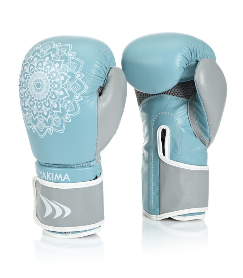 Rękawice kobiece MANDALA BLUE/GREY 12 oz