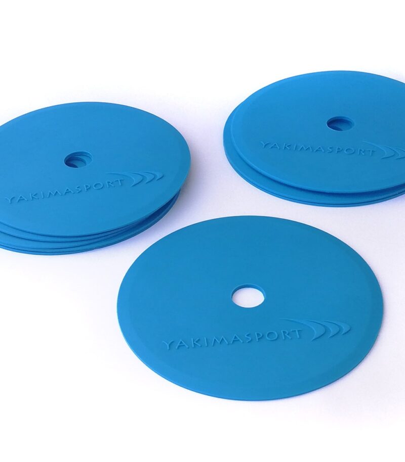 Znaczniki pola płaskie (maty znakujące) - zestaw 10 szt. niebieskie