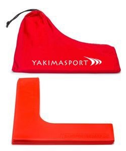 Znaczniki pola płaskie narożniki zestaw 4 szt. Czerwony